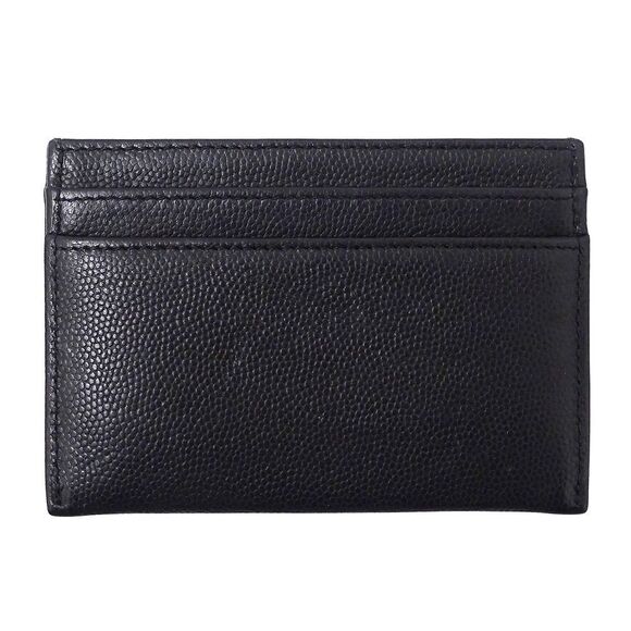 Chanel Card Case Wo Men's Caviar Skin Black Business Card Holder Commuter - Picture 2 of 9